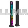 LED лампа RGB реагирующая на звук Light Bar 32 диода черная